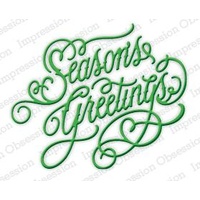 Impression Obsession Die Season's Greetings DIE237S 