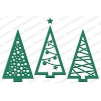 Impression Obsession Die Christmas Tree Cutout DIE240V 