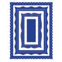 Impression Obsession Die Rectangle 6in1 Frames DIE242YY 