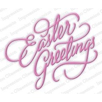Impression Obsession Die Easter Greetings DIE256N 