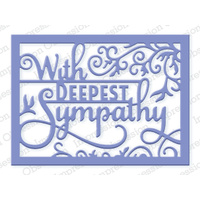 Impression Obsession Die Deepest Sympathy Word Block DIE368W 