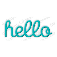 Impression Obsession Die Hello DIE376B 