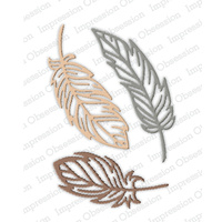 Impression Obsession Die Feathers DIE510W 