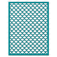 Impression Obsession Die - Fish Scale Background DIE544-YY