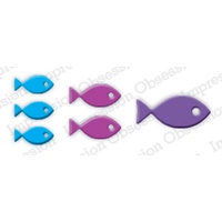 Impression Obsession Die - Little Fishes DIE549-A