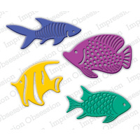 Impression Obsession Die -Fish Set DIE559-Q