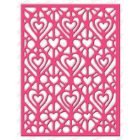 Impression Obsession Die - Lacy Hearts DIE625-YY