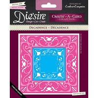 Crafter's Companion Die'sire Dies Create-A-Card 6 x 6 Decadence 