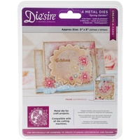 Crafter's Companion Die'sire Dies Create-A-Card 5x5 Spring Garden