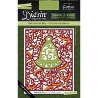 Die'sire CreateACard A2 Card Size Die Decorative Bell 