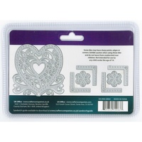 Crafter's Companion Die'sire Dies Edge'ables Graceful Heart 7/Pkg 