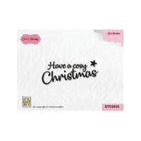 Nellie Snellen Text Clear Stamp - Cosy Christmas - DTCS034