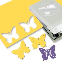 EK Success Paper Shapers Slim Profile Layering Punch Butterfly Seconds