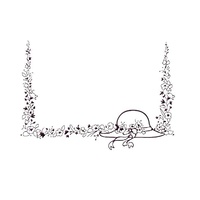 Ecstasy Crafts Embossing Folder - Floral Melody (Hat) Size 5 x 7