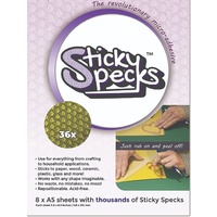 Sticky Specks Micro Adhesive A5 Sheets 8/Pkg