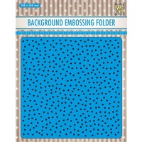 Nellie Snellen Embossing Folder Background Small Hearts 15cm x 15cm
