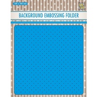 Nellie Snellen Embossing Folder Small Dots Swiss 15cm x 15cm 