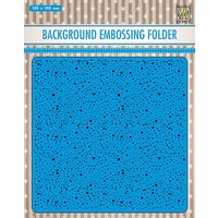 Nellie Snellen Embossing Folder Dots Background 15cm x 15cm