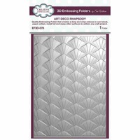 Creative Expressions Art Deco Rhapsody 5 in x 7 in 3D Embossing Folder EF3D-078