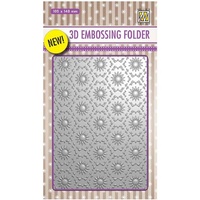 Nellie Snellen 3D Embossing Folder Flowers 1 Background EF3D001