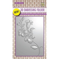 Nellie Snellen 3D Embossing Folder Branch with Flowers EF3D005
