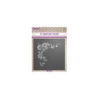 Nellie Snellen 3D Embossing Folder Flower Corner 1 EF3D054