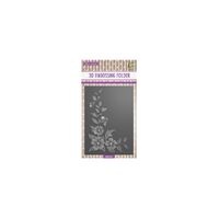 Nellie Snellen 3D Embossing Folder Flower Corner 2 EF3D057