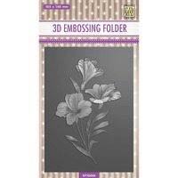 Nellie’s Choice 3D Embossing A6 Orchid EF3D059