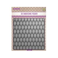 Nellie Snellen Background 3D Embossing Folder Leaves EF3D072