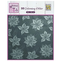Nellie’s Choice 3D Embossing Folder - Poinsettia - EF3D097