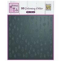Nellie’s Choice 3D Embossing Folder - Leaves - EF3D098