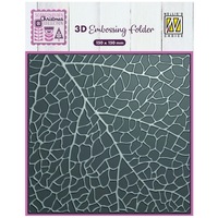 Nellie’s Choice 3D Embossing Folder - Leaf Grain - EF3D099