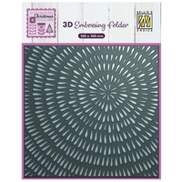 Nellie’s Choice 3D Embossing Folder - Sliced Wood - EF3D100