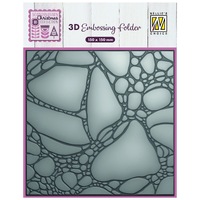 Nellie’s Choice 3D Embossing Folder - Paint Bubble - EF3D101