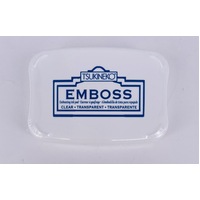 Tsukineko Emboss Embossing Stamp Pad Clear Acid Free 