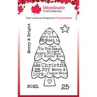 Woodware Clear Singles 3” x 4” Stamp - Tree Wishes - FRM084