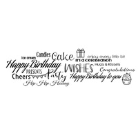 Woodware Clear Stamps All About Birthdays