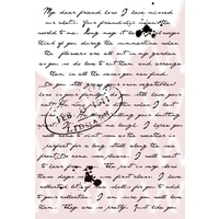 Woodware Clear Stamps Old Letter