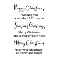 Woodware Clear Stamps Merry and Bright