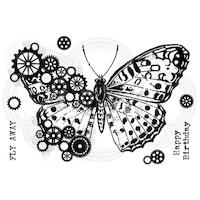 Woodware Clear Stamps Butterfly