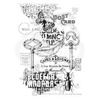 Woodware Clear Stamps Ephemera Background