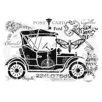 Woodware Clear Stamps Vintage Car