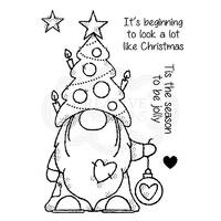 Woodware Clear Stamps Christmas Tree Gnome
