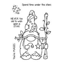 Woodware Clear Stamps Celestial Wizard