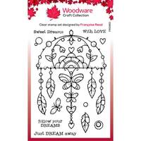 Woodware Clear Singles Garden Dream Catcher 4 x 6 Stamp