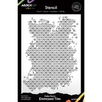 Arden Creative 6”x8” Stencil - Maker Series - Distressed Tiles