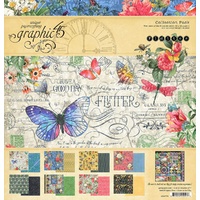 Graphic45 Collection Pack 12x12 Double-Sided Flutter