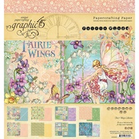 Graphic45 Paper Pad 8x8 Double-Sided Fairie Wings