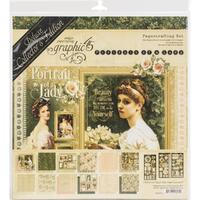 Graphic45 Deluxe Collectors Edition 12 x 12 Pack - Portrait of a Lady
