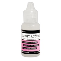 Inkessentials Glossy Accents, A clear dimensional embellishment 18ml